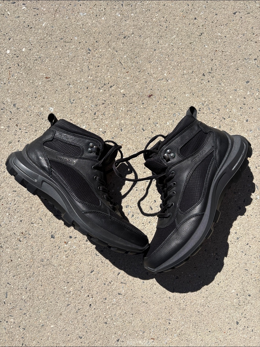 Ara Black Men's Lace-up waterproof Boots size EU 42- US 9